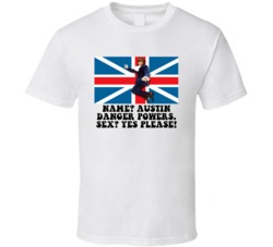 Austin Powers British Flag Name Austin Danger Powers Favorite Movie Qu