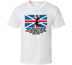 Austin Powers British Flag Heres The Plan Favorite Movie Quotes T Shir