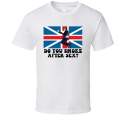 Austin Powers British Flag Do You Smoke After Sex Favorite Movie Quote
