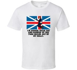 Austin Powers British Flag Im Bigger Than You And Higher Up The Food C