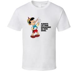 Pinocchio Growing Nose Always Let Your Conscience Be Your Guide Favori