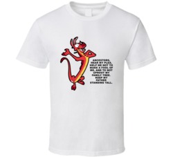 Mulan Mushu Ancestors Hear My Plea Favorite Movie Quote T Shirt