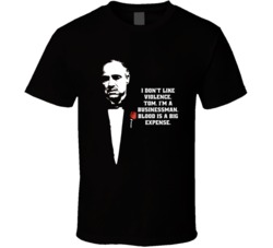 The Godfather Marlon Brando I Dont Like Violence Favorite Movie Quotes