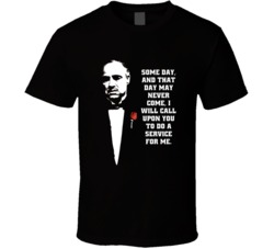 The Godfather Marlon Brando Some Day I Will Call Upon You Favorite Mov