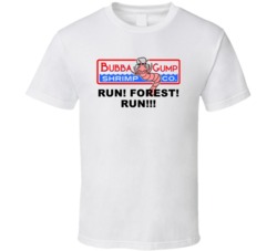 Forrest Gump Bubba Gump Shrimp Run Forest Run Favorite Movie Quotes T 