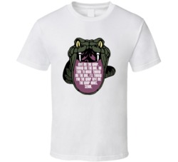 Raiders Of The Lost Ark Snake Give Me The Whip Movie Quotes T Shirt