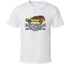 Jurassic Park Ford Explorer Woman Inherits The Earth Movie Quotes T Sh
