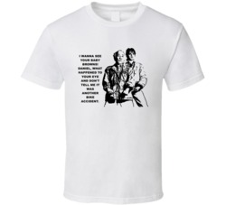 Karate Kid Mr Miyagi And Daniel What Happened To Your Eye Movie Quotes