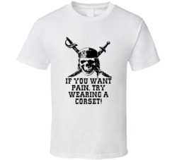Pirates Of The Caribbean Skull And Swords Try Wearing A Corset Movie Q