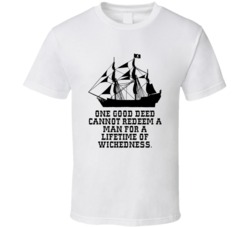 Pirates Of The Caribbean Black Pearl One Good Deed Cannot Redeem A Man
