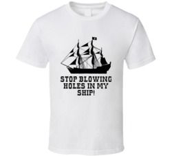 Pirates Of The Caribbean Black Pearl Stop Blowing Holes In My Ship Mov