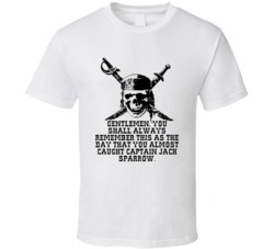 Pirates Of The Caribbean Skull And Swords You Almost Caught Captain Ja