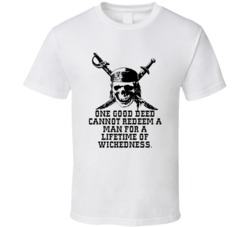 Pirates Of The Caribbean Skull And Swords One Good Deed Cannot Redeem 