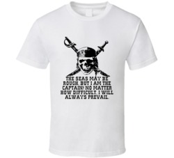 Pirates Of The Caribbean Skull And Swords I Will Always Prevail Movie 