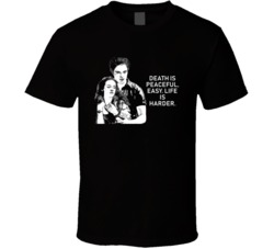 Twilight Bella And Edward Death Is Peaceful Life Is Harder Movie Quote