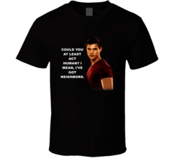 Twilight Jacob Could You At Least Act Human Movie Quotes T Shirt