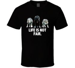 Twilight Wolf Pack Life Is Not Fair Movie Quotes T Shirt