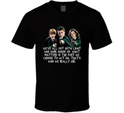 Harry Potter Hermione Ron Weve All Got Light And Dark Inside Us Movie 