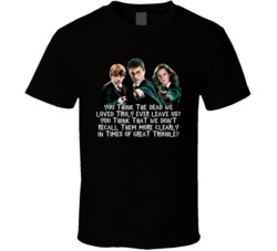 Harry Potter Hermione Ron You Think The Dead Truly Ever Leave Us Movie