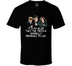 Harry Potter Hermione Ron The Truth Is Generally Preferable Movie Quot