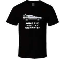 Back To The Future Delorean What The Hell Is A Gigawatt Movie Quotes T