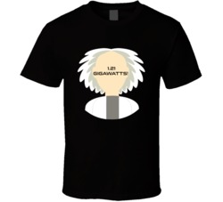 Back To The Future Doc Brown 121 Gigawatts Movie Quotes T Shirt