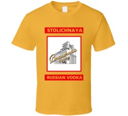 Stolichnaya Russian Vodka Liquor Alcohol Lovers T Shirt
