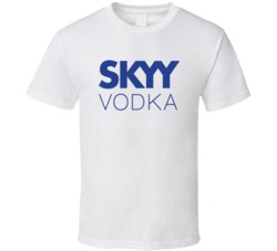 Skyy Vodka Italy America Liquor Alcohol T Shirt
