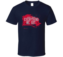Harder Tougher Everything We Got New England Football Battlecry Fan T 