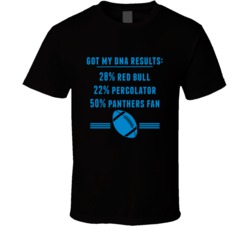 Got My Dna Results 50 Percent Carolina Football Fan T Shirt