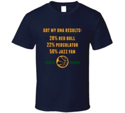 Got My Dna Results 50 Percent Utah Basketball Fan T Shirt