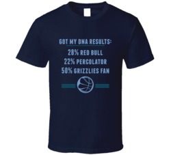 Got My Dna Results 50 Percent Memphis Basketball Fan T Shirt