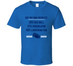 Got My Dna Results 50 Percent Tampa Bay Hockey Fan T Shirt