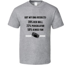 Got My Dna Results 50 Percent Los Angeles Hockey Fan T Shirt
