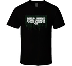The Matrix Falling Code There Is A Difference Between Knowing The Path