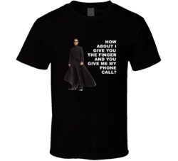 The Matrix Neo How About I Give You The Finger Favorite Movie Quotes T