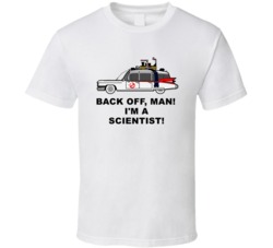 Ghostbusters Ecto 1 Car Back Off Man Im A Scientist Favorite Movie Quo