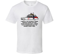 Ghostbusters Ecto 1 Car I Read A Lot Myself Favorite Movie Quotes T Sh