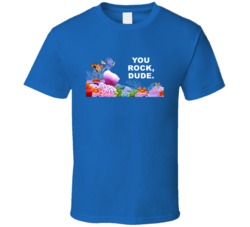 Finding Nemo Underwater Scene You Rock Dude Favorite Movie Quotes T Sh