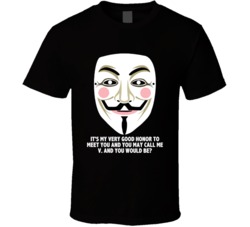 V For Vendetta Anonymous Mask You May Call Me V Favorite Movie Quotes 