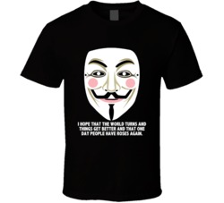 V For Vendetta Anonymous Mask I Hope That The World Turns Favorite Mov