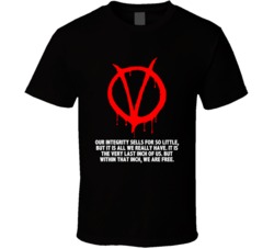 V For Vendetta Symbol Our Integrity Sells For So Little Favorite Movie