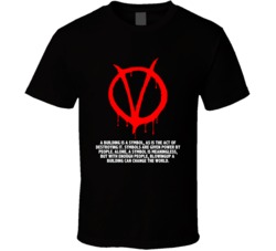V For Vendetta Symbol A Building Is A Symbol Favorite Movie Quotes T S