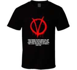 V For Vendetta Symbol Even Though I Do Not Know You I Love You Favorit