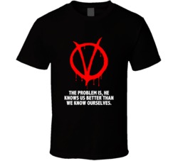 V For Vendetta Symbol He Knows Us Better Than We Know Ourselves Favori