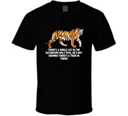 The Hangover Tiger Theres A Jungle Cat In The Bathroom Favorite Movie 
