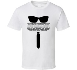 Men In Black Tie And Sunglasses Imagine What Youll Know Tomorrow Favor
