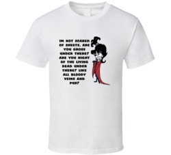 Beetlejuice Lydia Deetz Im Not Scared Of Sheets Favorite Movie Quotes 