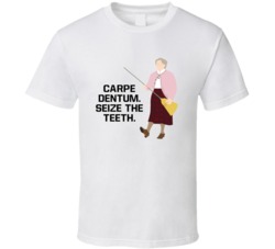 Mrs Doubtfire Broom Guitar Carpe Dentum Seize The Teeth Favorite Movie