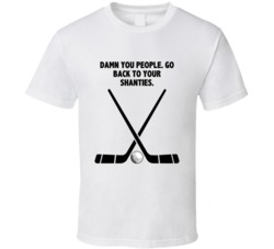 Happy Gilmore Hockey Sticks Golf Ball Go Back To Your Shanties Favorit